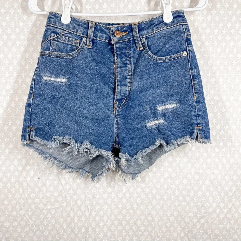 Free People We The Free Crvy High‎ Rise Vintage Shorts